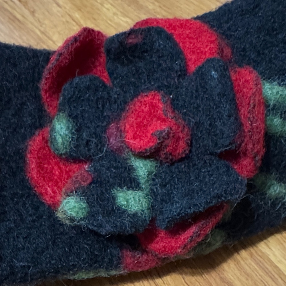 La Fenice Wool Floral Headband